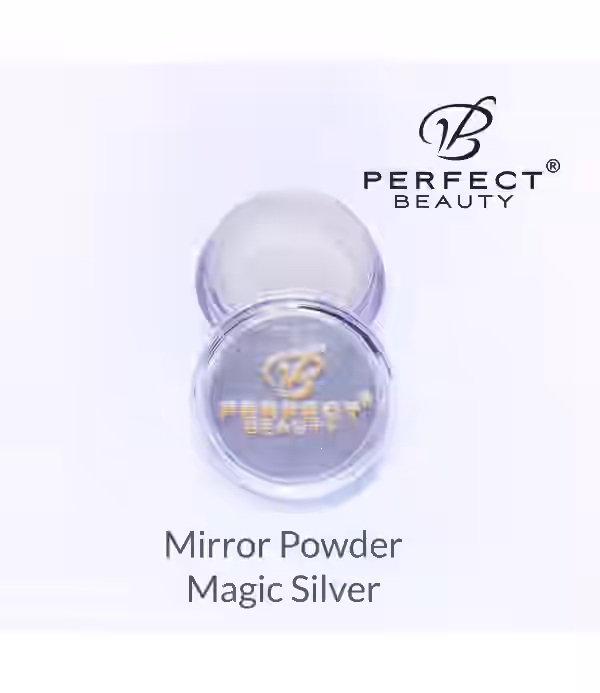 PB NAILS - Pyłek efekt lustra 01 Magic Silver - 3g