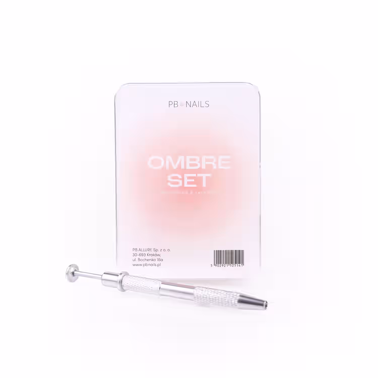 PB NAILS - Gąbeczki do ombre z holderem Ombre Set - 100 szt.