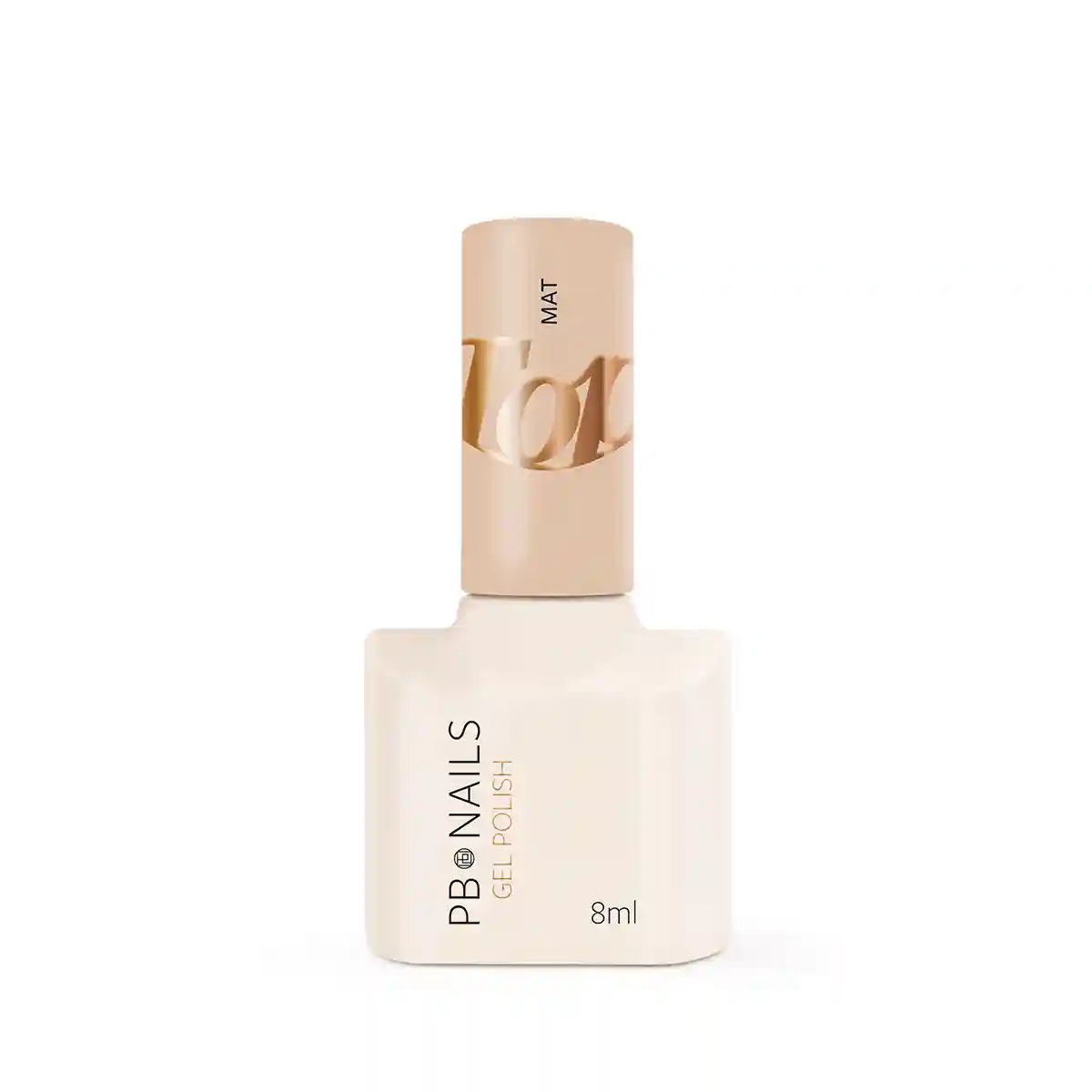 PB NAILS - Top do żeli i hybryd Mat Top Coat - 8ml