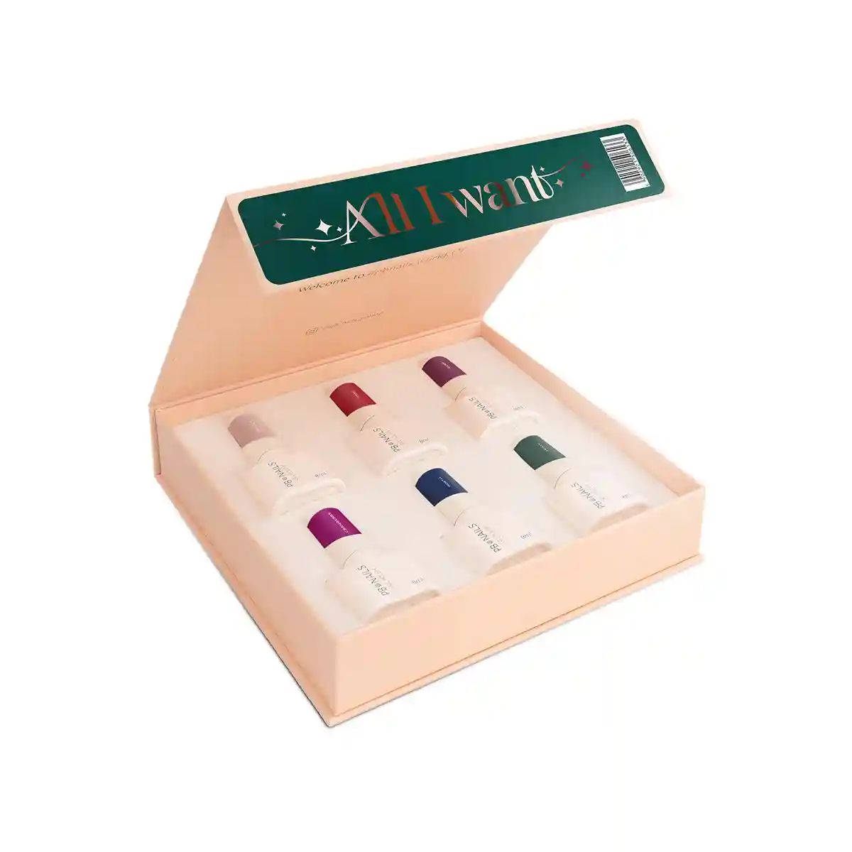 PB NAILS - Zestaw Lakierów Hybrydowych All I Want