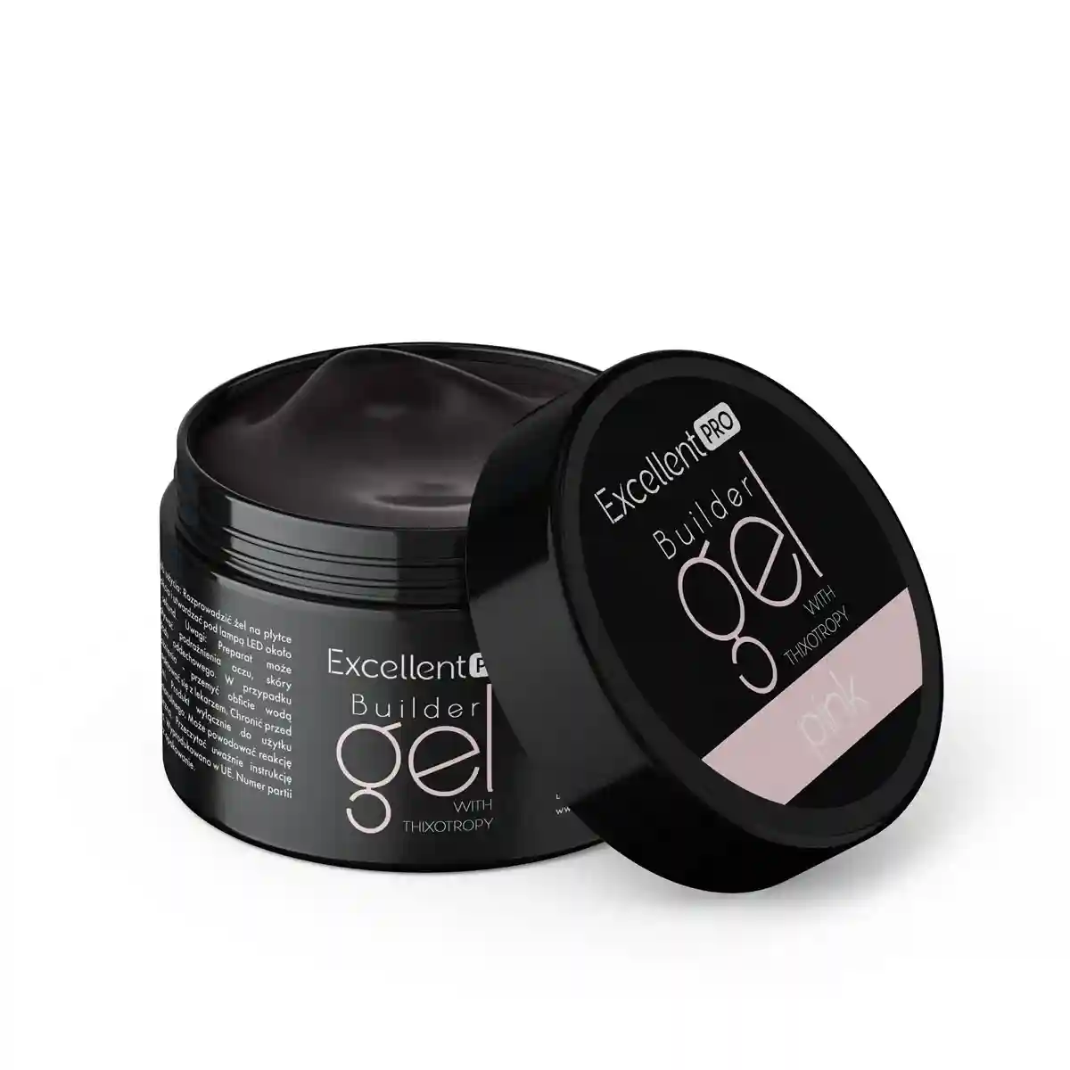 EXCELLENT PRO - Builder gel with thixotropy pink clear - 50g