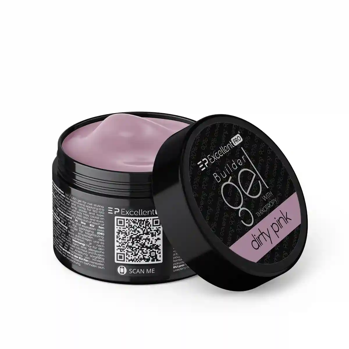 EXCELLENT PRO - Builder Gel With Thixotropy Dirty Pink - 50g