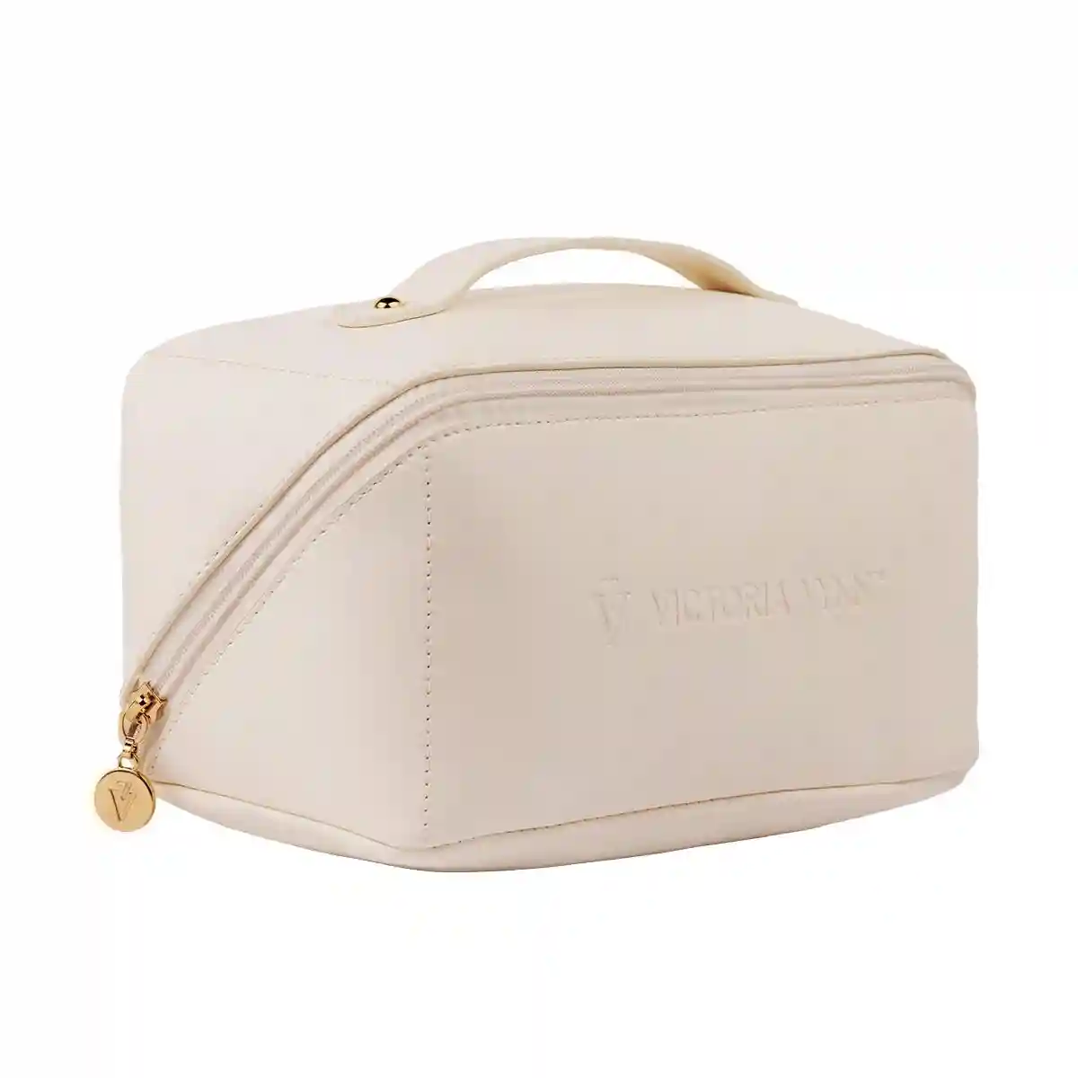 VICTORIA VYNN - Cosmetic Bag, ecru