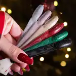 PB NAILS - Zestaw lakierów hybrydowych Holly Jolly2