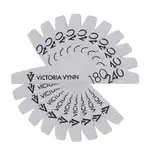 VICTORIA VYNN - Zestaw Pilnik 180/240 półksiężyc, biały - 10szt.0