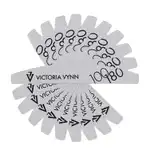 VICTORIA VYNN - Zestaw Pilnik 100/180 półksiężyc, biały - 10szt.0