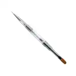 EXCELLENT PRO - Pędzelek 2in1 z cyrkoniami longbrush0