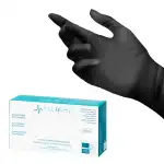 ALL4MED - jednorazowe rękawice diagnostyczne nitrylowe czarne 0